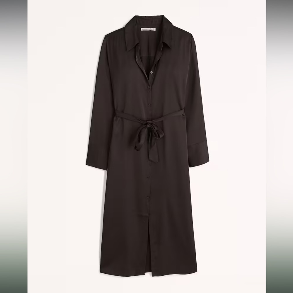Abercrombie satin midi dress